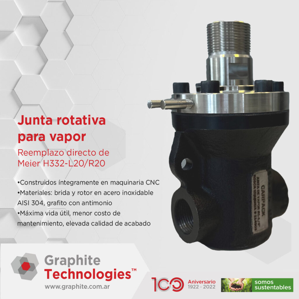 Junta Rotativa Para Vapor Graphite Technologies