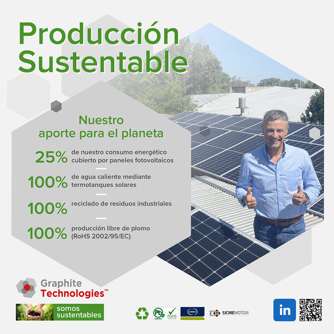 Graphite flyer sustentable